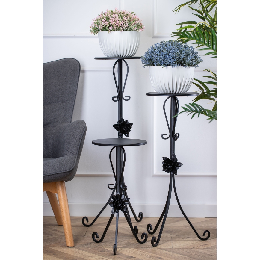 Suport de flori 55x33 cm negru