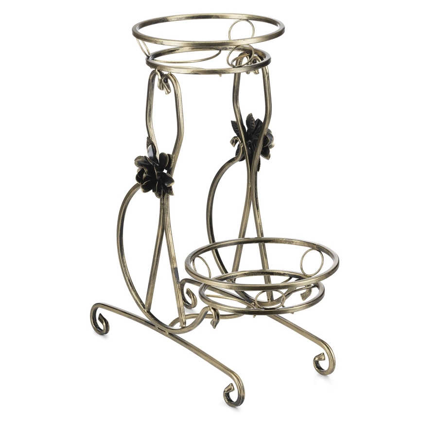 Suport de flori 64x54 cm auriu