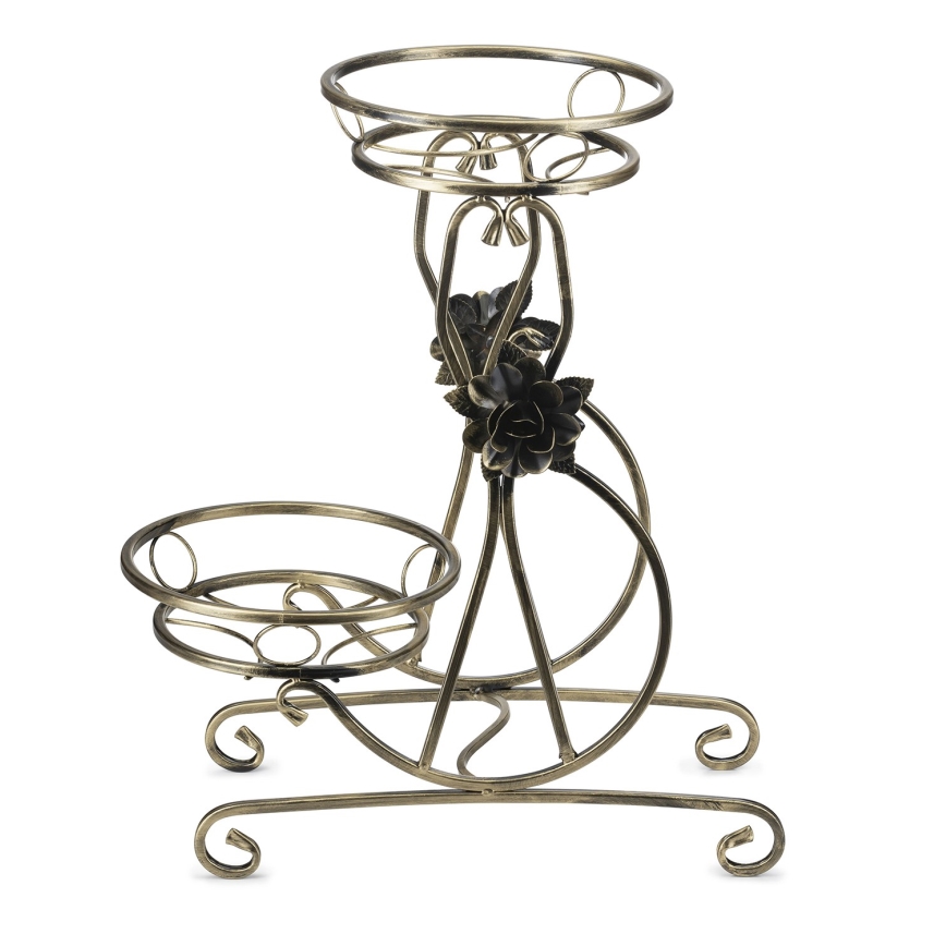 Suport de flori 64x54 cm auriu