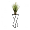 Suport de flori 70x24 cm negru