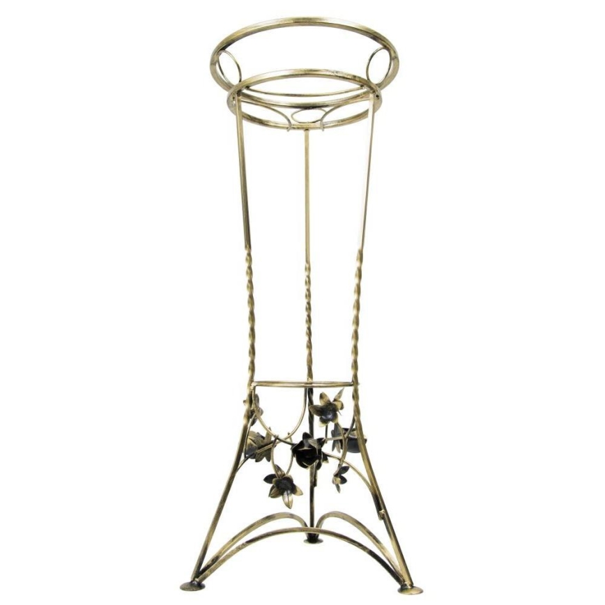 Suport de flori 72x28 cm auriu