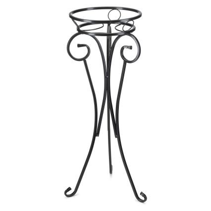 Suport de flori 74x34 cm negru