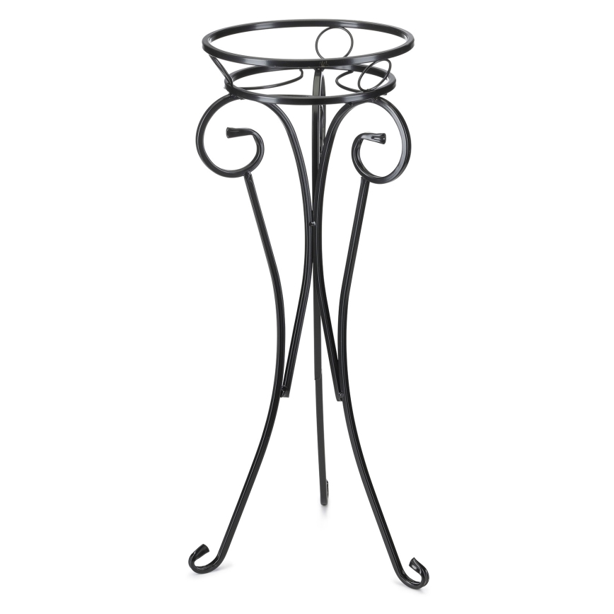 Suport de flori 74x34 cm negru