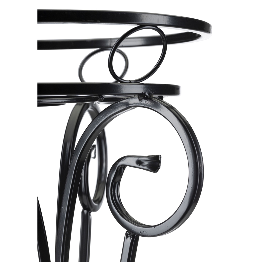 Suport de flori 74x34 cm negru