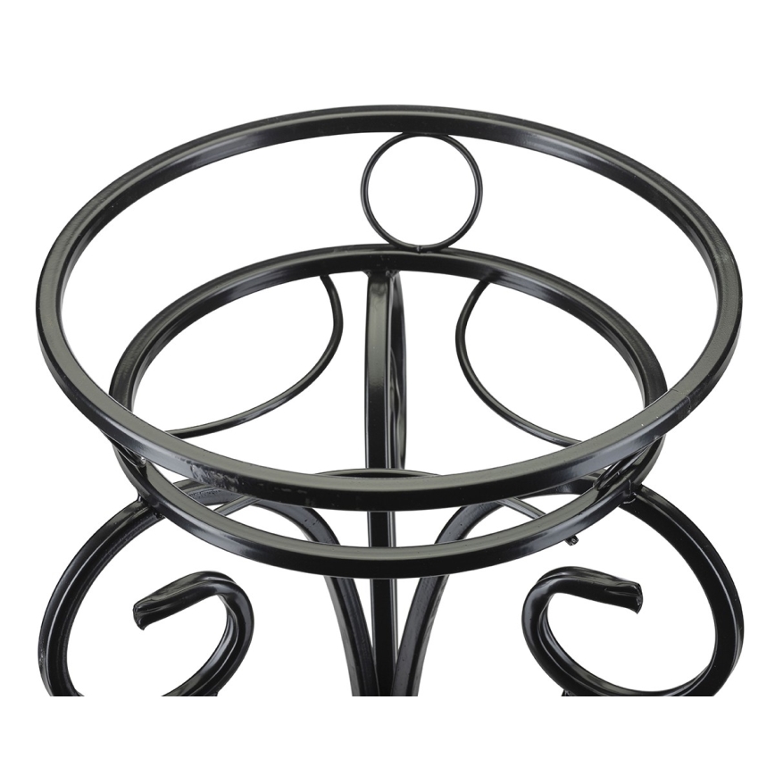 Suport de flori 74x34 cm negru