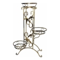 Suport de flori 90x65 cm auriu