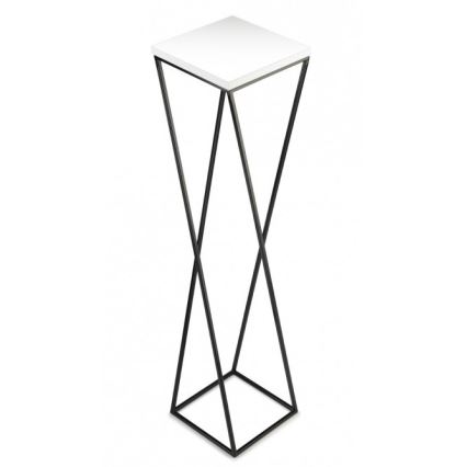 Suport de flori LOFT 100x24 cm negru/alb