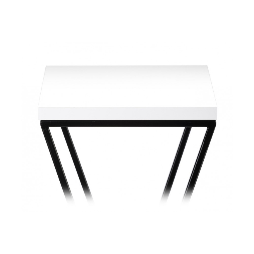 Suport de flori LOFT 100x24 cm negru/alb