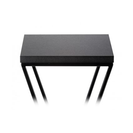 Suport de flori LOFT 100x24 cm negru