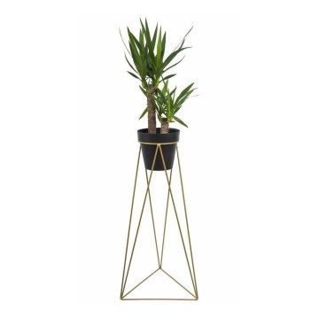 Suport de ghiveci TRIANGL 90x50 cm auriu