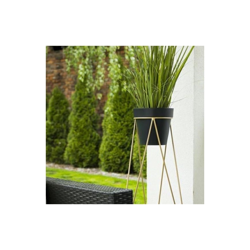 Suport de ghiveci TRIANGL 90x50 cm auriu