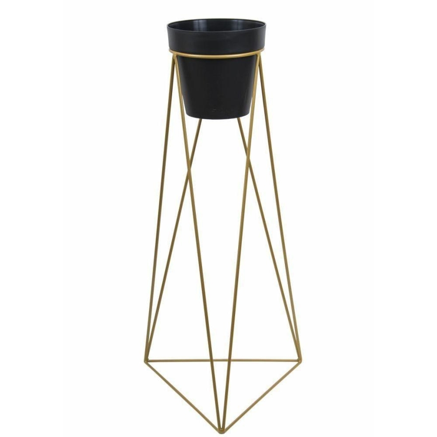 Suport de ghiveci TRIANGL 90x50 cm auriu