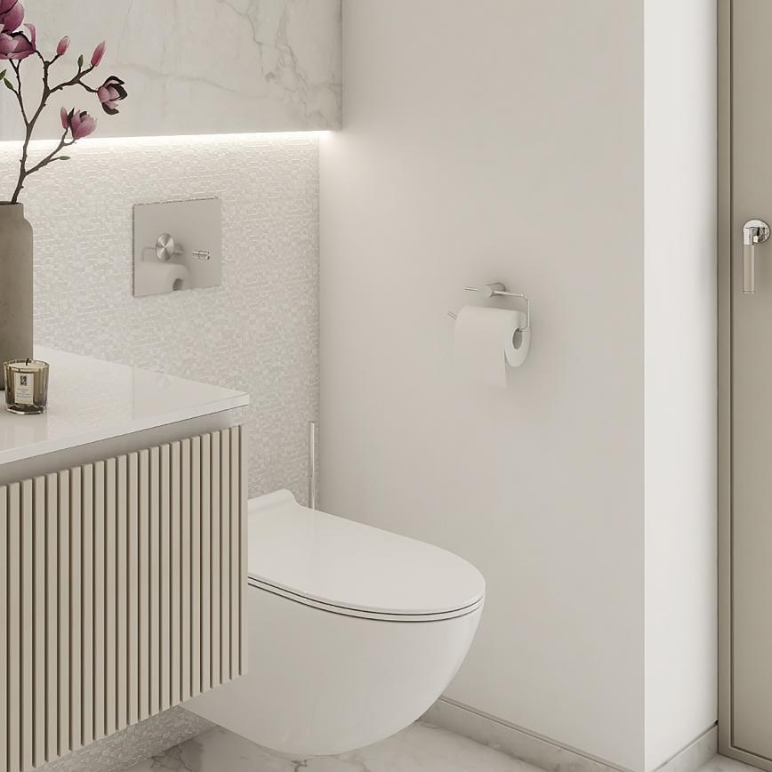 Suport de hârtie igienică NIMCO BR 11055-26 BORMO crom lucios