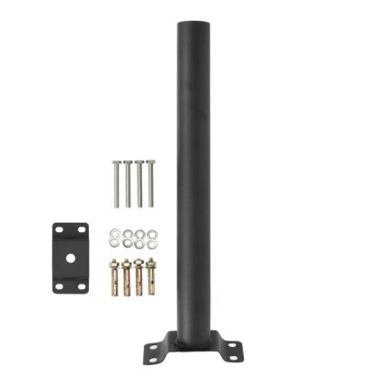 Suport de montaj pentru iluminat exterior BASE, Ø 48 mm, negru