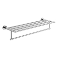 Suport de perete pentru prosoape Aqualine SAMBA 21x62,5 cm crom lucios