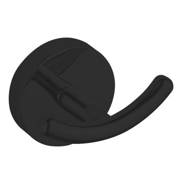 Suport de perete pentru prosoape Aqualine SAMBA negru