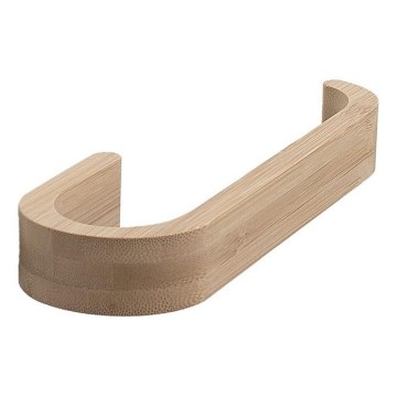 Suport de perete pentru prosoape Gedy HIMALAYA 6,7x21 cm bambus