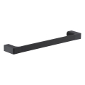 Suport de perete pentru prosoape Gedy PIRENEI 6,6x35 cm negru mat
