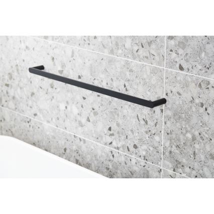 Suport de perete pentru prosoape KFA Armatura 864-025-81 24 cm oțel inoxidabil/negru mat