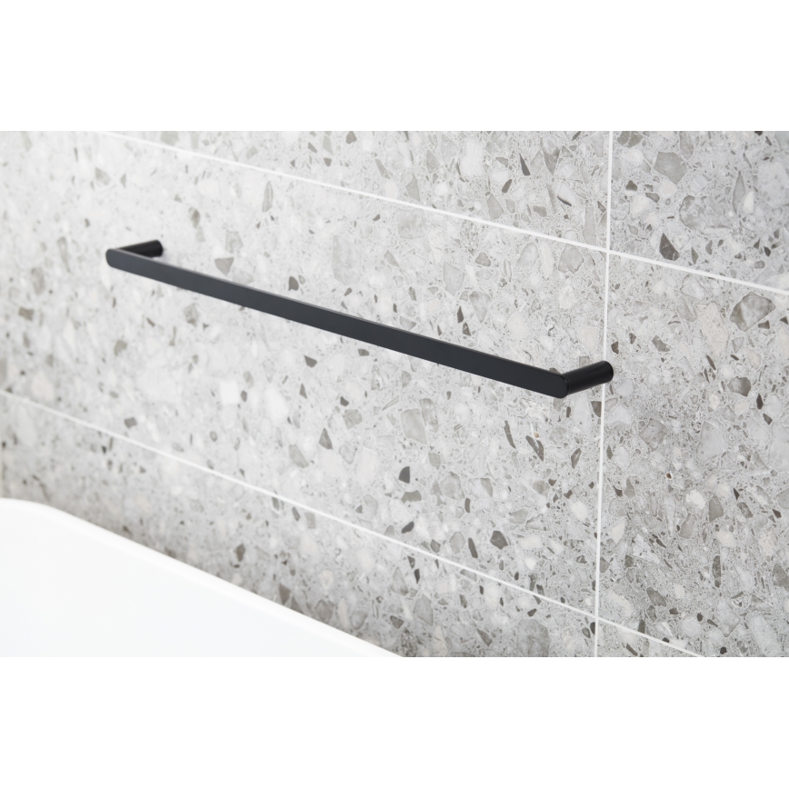 Suport de perete pentru prosoape KFA Armatura 864-025-81 24 cm oțel inoxidabil/negru mat