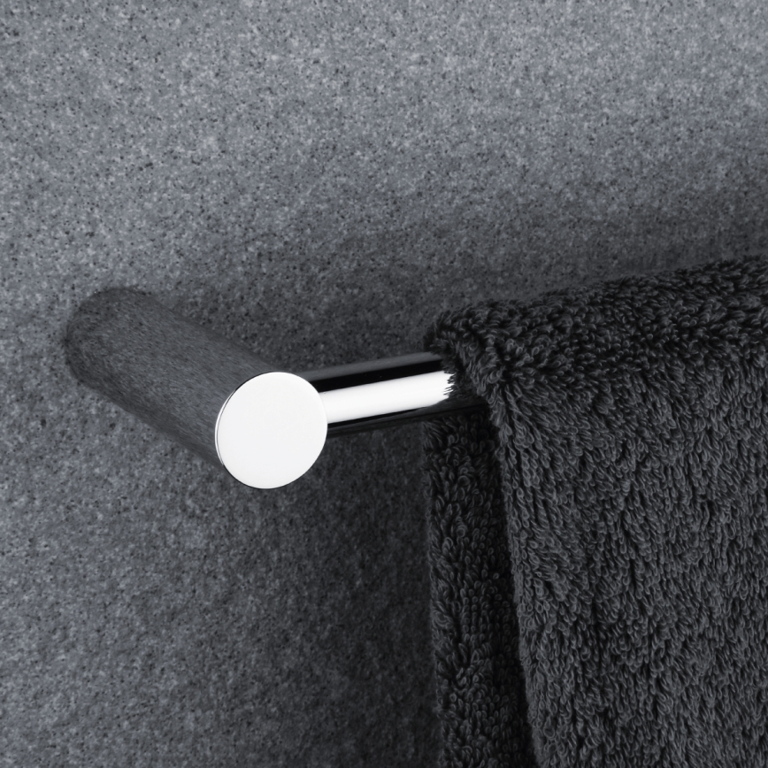 Suport de perete pentru prosoape NIMCO BR 11035-26 BORMO 36 cm crom lucios