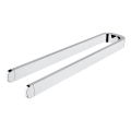 Suport de perete pentru prosoape NIMCO NK 30098-26 NIKAU 39 cm crom lucios