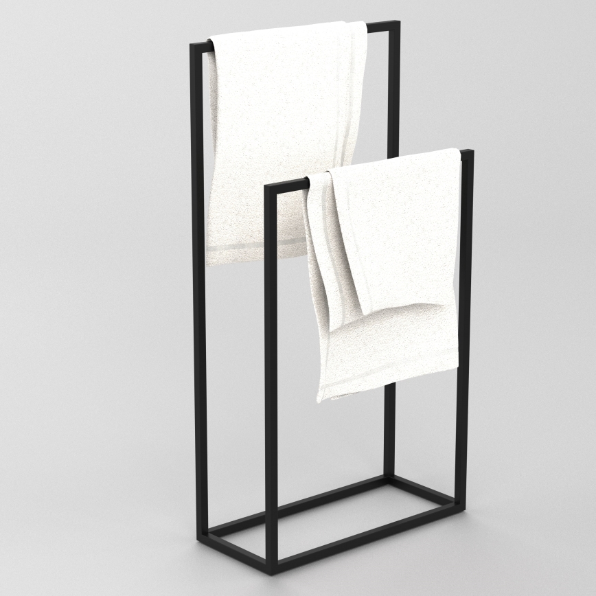 Suport de prosoape 85x45 cm negru