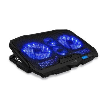 Suport de răcire pentru laptop CONNECT IT CCP-2200-BK 4x ventilator 2xUSB negru/albastru
