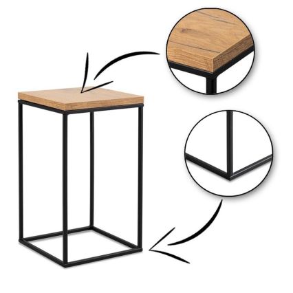 Suport pentru flori BASICLOFT 40x24 negru/maro