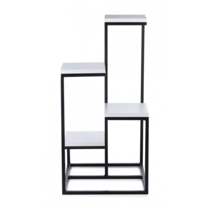 Suport pentru flori KASKADA 79x40 negru/alb