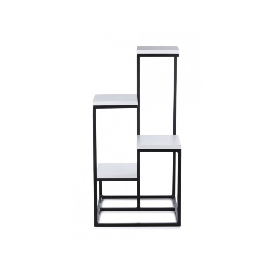 Suport pentru flori KASKADA 79x40 negru/alb