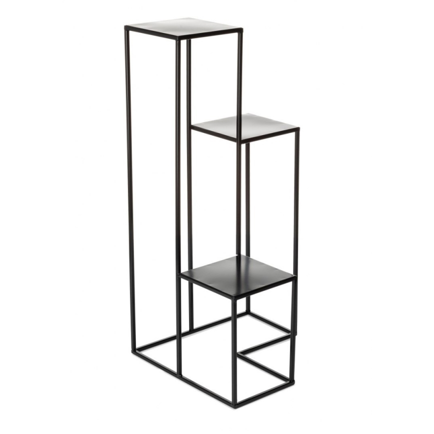 Suport pentru flori KASKADA 85x40 cm negru