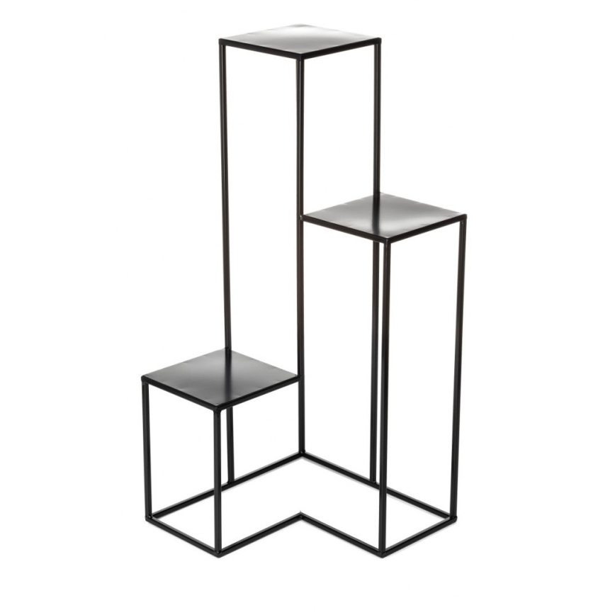 Suport pentru flori KASKADA 85x40 cm negru