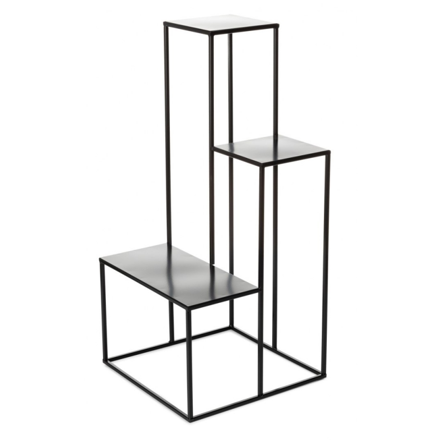 Suport pentru flori KASKADA 85x40 cm negru