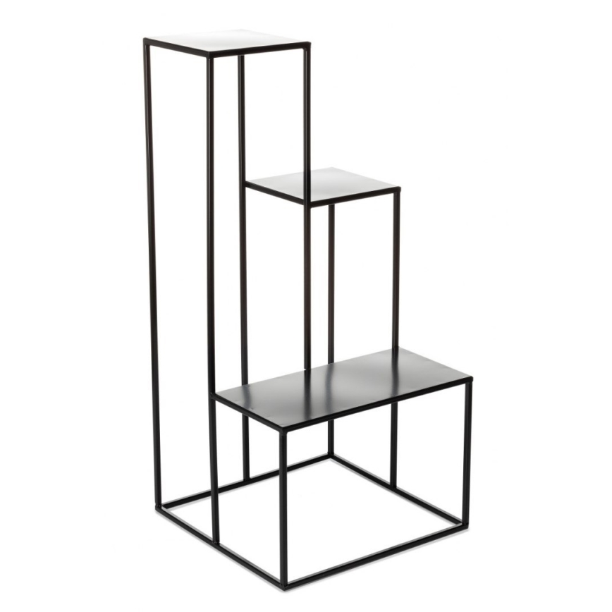 Suport pentru flori KASKADA 85x40 cm negru