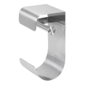 Suport hârtie 12,5 x 26 cm, oțel inoxidabil/argintiu