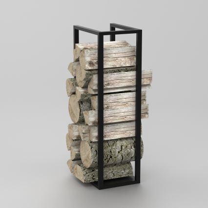 Suport metalic pentru lemn 100x30 cm negru