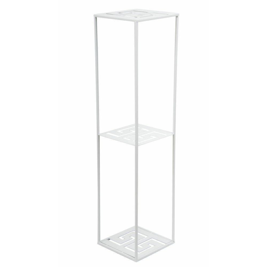 Suport pentru flori 100x24 cm alb