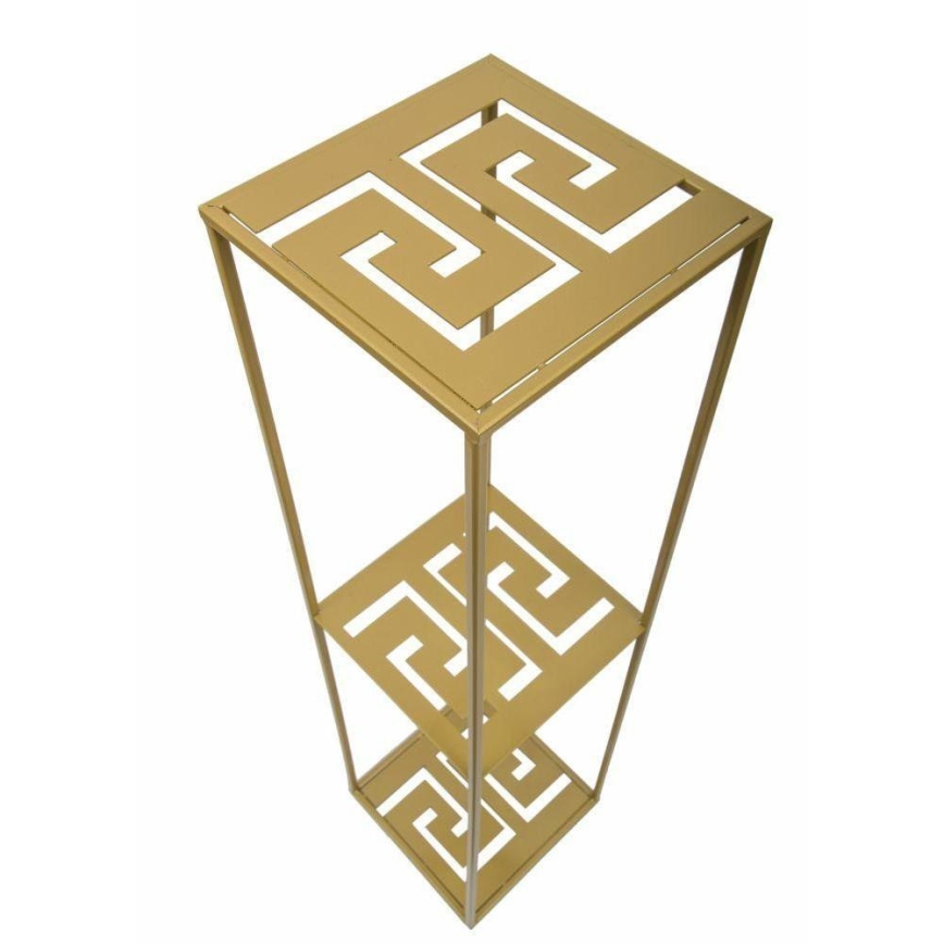 Suport pentru flori 100x24 cm auriu