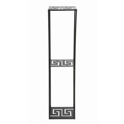 Suport pentru flori 100x24 cm negru