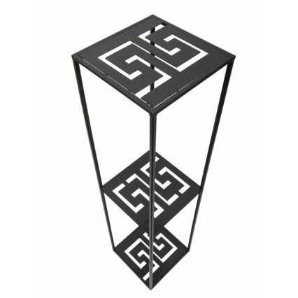 Suport pentru flori 100x24 cm negru