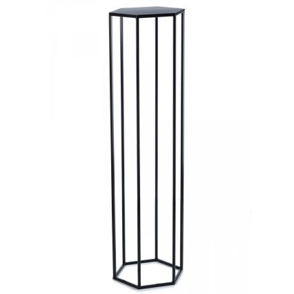 Suport pentru flori 100x24 cm negru