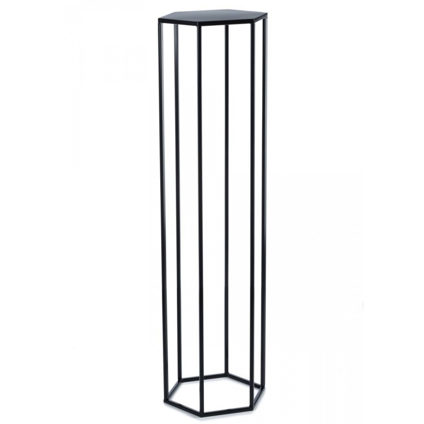 Suport pentru flori 100x24 cm negru