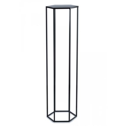 Suport pentru flori 100x24 cm negru