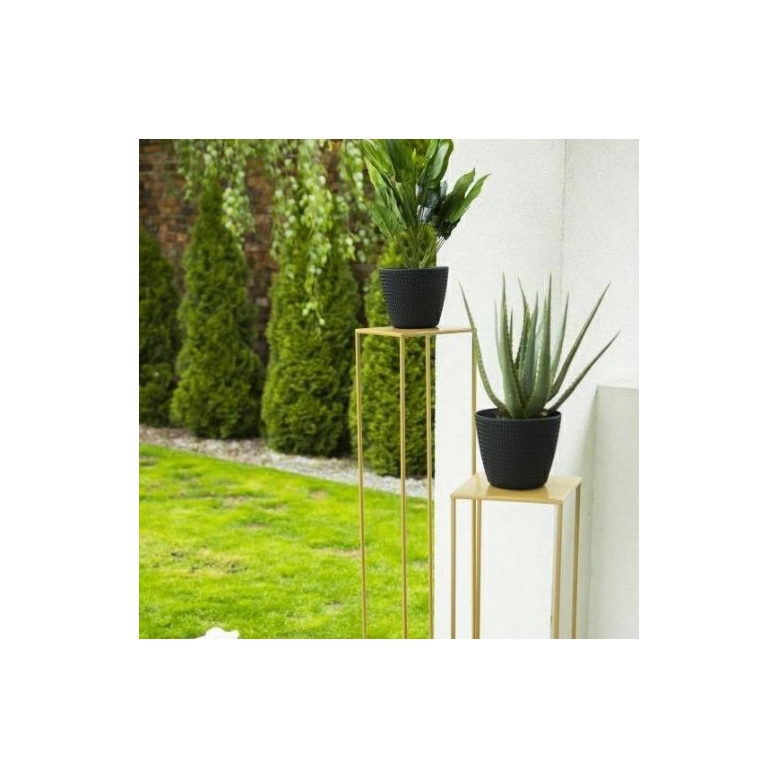 Suport pentru flori 130x24 cm auriu