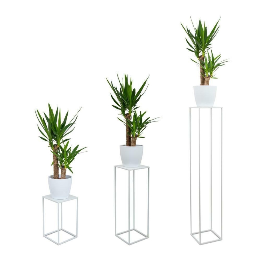 Suport pentru flori 40x24 cm alb