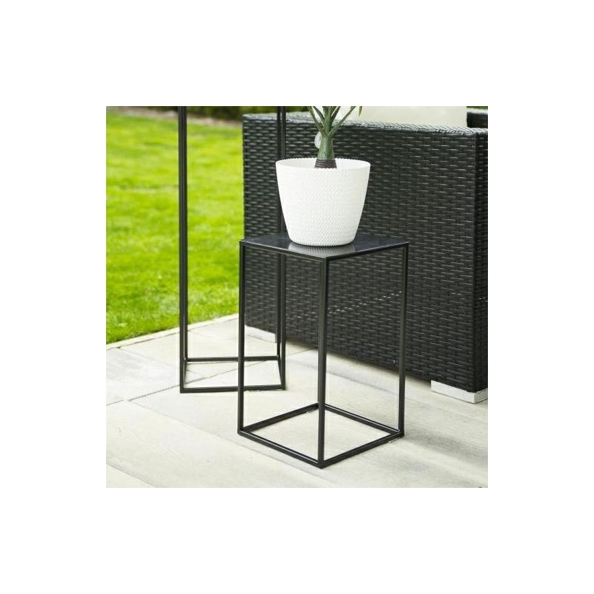 Suport pentru flori 40x24 cm negru