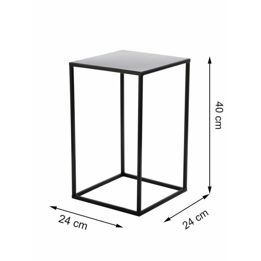 Suport pentru flori 40x24 cm negru