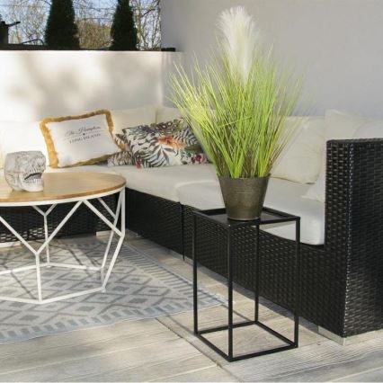 Suport pentru flori 40x24 cm negru