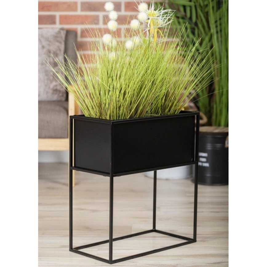 Suport pentru flori 50x44 cm negru